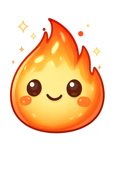 Ember — Hibana's AI flame-sprite companion